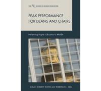 Terrence E. Deal Susan Stavert Ro Peak Performance for Deans and Cha (Tascabile)