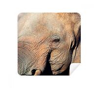 terrestre organismo Elephant Wild Animal occhiali di pulizia del pulitore dello schermo in camoscio tessuto 2PCS