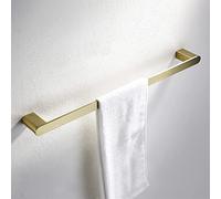 Terrette da asciugamano asciugamano in acciaio inossidabile oro spazzolato barra singola, portavalo per asciugamani, portavallio per asciugamani da bagno/50 cm il nuovo