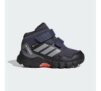 adidas Terrex Skychaser Mid Gore-Tex Hiking Shoes Kids, Scarpe da Trekking Unisex-Bimbi 0-24, Shadow Navy/Grey Three/Semi Impact Orange, 19 EU
