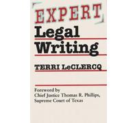 Terri LeClercq Expert Legal Writing (Tascabile)