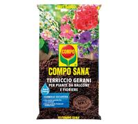 TERRICCIO PER GERANI BALCONI FIORIERE 20LT COMPO SANA