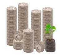 Terriccio per piante | 100 Pezzi Concime Organico per Piante | Terriccio di torba per la propagazione da 30 mm | per esterno, ortaggi, fiori, alberi, cactus, orchidee, bonsai, monstera, agrumi