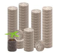 Terriccio per piante, 100 pezzi, miscela di fertilizzanti per la crescita, 30 mm, substrato per radici di torba, per giardino, verdura, alberi, cactus, orchidee, bonsai Monstera