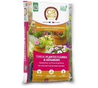 Terriccio per piante da fiore e gerani - OR MARRONE - OBRTGER20N - 20 L