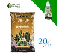 Terriccio PIANTE GRASSE 10 -20 litri con POMICE e concime liquido Tercomposti