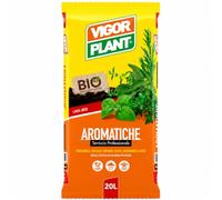 Terriccio Professionale Piante Aromatiche 20 L | Substrato con Concime Organico, Torba Baltica e Pomice per Basilico, Prezzemolo, Salvia, Rosmarino e Origano