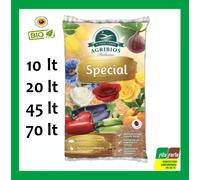 TERRICCIO SPECIAL BIOLOGICO UNIVERSALE TORBA AGRIBIOS TOP QUALITY 10-20-45-70 LT