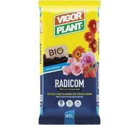 Terriccio universale Radicom - Vigorplant - 45 L Misto di Torbe per Piante, Fiori da Giardino, Orto, Piante da Interno ed Esterno