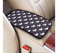 Terrier delle Highlands Ovest,Copertura per bracciolo della console centrale del veicolo, morbida e confortevole, cuscino universale per corrimano auto.