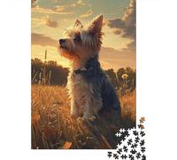 Terrier dello Yorkshire 1000 Pezzi Puzzle Rilassamento Puzzle Per Adulti Multicolore Regalo Gioco Familiare Per Adulti E Da Adolescente 1000pcs (75x50cm)