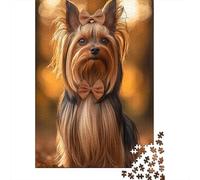 Terrier dello Yorkshire 1000Pcs Puzzle Classici Intrattenimento Puzzle Per Adulti Creativo Regalo Decorazione Della Famiglia Per Adulti E Da Adolescente 1000pcs (75x50cm)
