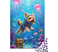 Terrier dello Yorkshire 1000Pcs Puzzle Classici Intrattenimento Puzzle Per Adulti Multicolore Gift Gioco Familiare Per Adulti E Da Adolescente 1000pcs (75x50cm)