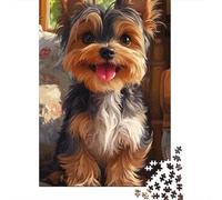 Terrier dello Yorkshire 1000Pcs Puzzle Classici Intrattenimento Puzzle Per Adulti Multicolore Regalo Gioco Familiare Per Adulti E Da Adolescente 1000pcs (75x50cm)