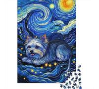 Terrier dello Yorkshire 1000Pcs Puzzle Classici Rilassamento Puzzle Per Adulti Multicolore Gift Decorazione Della Famiglia Per Adulti E Da Adolescente 1000pcs (75x50cm)