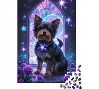 Terrier dello Yorkshire 1000Pcs Puzzle Classici Rilassamento Puzzle Per Adulti Regalo Decorazione Della Famiglia Per Adulti E Da Adolescente 1000pcs (75x50cm)