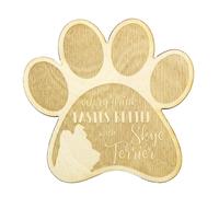 Terrier di seta I sottobicchiere di compensato Art-Dog