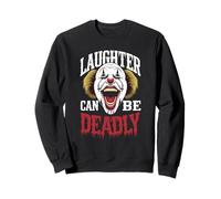Terrificante Clown Face Killer Costume Horror Vibes Felpa