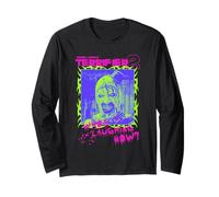Terrifier 2 Neon Who's Laughing Art The Clown Horror Movie Maglia a Manica