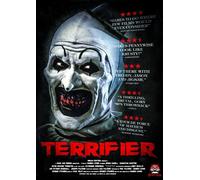 Terrifier 3 Christmas locandina Arte The Clown Horror Movie Stampa Damien Leone