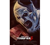 Terrifier 3 Christmas locandina Arte The Clown Horror Movie Stampa Damien Leone