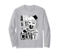 Terrifier Art The Clown Bloody Face High Contrast Horror Maglia a Manica