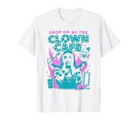 Terrifier Drop on By The Clown Cafe Pastel Horror Movie Maglietta
