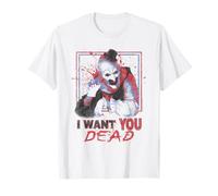 Terrifier I Want You Dead Red, White, And Blue Horror Movie Maglietta