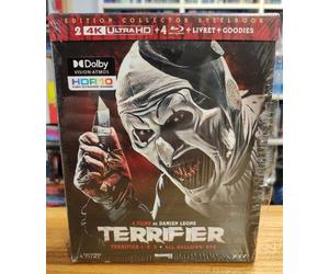 TERRIFIER TRILOGY - 1 2 3 - ALL HALLOWS EVE STEELBOOK - ENG - FRA - 4K + BLU-RAY
