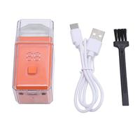 Terrimer per Barba Elettrica Portatile, Trimmer Elettrico Tascabile a 300 MAh per il Viaggio (SILVER) (BLUE) (ORANGE)