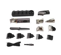 Terrimer per capelli elettrici uomini trimmer set di barba set di forma a forma testa usb ricaricabile con 6 pettini guida per la batteria di litio asseso per sopracciglia a naso