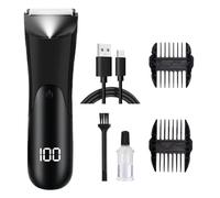 Terrimer per la barba da uomo - Cutter di barba elettrica | Rasatura ergonomica | Macchina da taglio di precisione | Cutter di barrba ricaricabile per viso, testa, corpo, naso e area intima