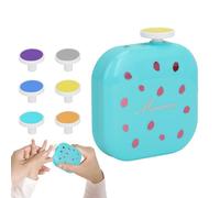 Terrimer Per Unghie Per Bambini - Flippers Per Unghie Elettrici | File Per Unghie Per Bambini | Bambino Neonato Trimmer | Clipper Per Unghie Per Bambini Arancione Con Luce A LED | File Di Unghie Del B