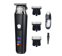 Terrimmer Per Capelli In Cordone - Razor Digitale, Macchina Da Taglio Ricaricabile, Pettine Regolabile, Motore A Basso Rumore, Lame Di Precisione | Cripper Per La Toelettatura Professionale Per Uomini