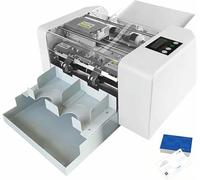 Terrimmer Per Carta Di Alimentazione Automatica, Tagliere Di Biglietti Da Visita Elettrica, 100 Immagini/3 Minuti, I Biglietti Da Visita Possono Contenere 15, Taglio Dimensione 89 * 45/50/54/95/127mm