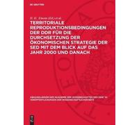 Territoriale Reproduktionsbedingungen Der DDR Für Die Durchse (Copertina rigida)