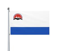 Territorio Della Kamchatka Garden Flag Divertente Bandiere Da Giardino Resistente Alle Intemperie Bandiere Di Benvenuto Decorazione Per Fattoria All'Aperto Esterni 90X152Cm