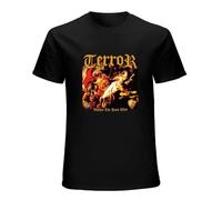 Terror Always The Hard Way American Beatdown Hardcore Band Casual Custom Short Sleeve Cotton T Shirt Black XL