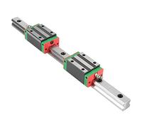Terrove di guida lineare 400 mm / 15,7 pollici di NDNCZDHC, larghezza fissa 15 mm / 0,6 pollici M4 x 16 mm con carrello di binario lineare 2 cursore