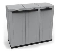 Contenitore EcoCab 3 per raccolta differenziata - 102x39x88,7 cm - 3 portasacco da 110 L ciascuno - Terry