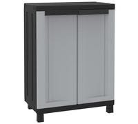 TERRY - Armadio Twist black 680 Armadio bassi 2 ante e 1 ripiano