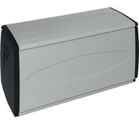 TERRY Baule da Esterno Contenitore in Resina 120X54X57h cm colore Nero Grigio- 120 QBLACK