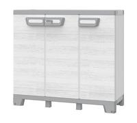 Terry Armadio da esterno Sequoia CAB24 102B 3 ante 1 ripiano antipioggia Grigio 102x39x93,5 cm