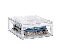 Cassetto multiuso TERRY Light Drawer 52 XL 22 lt. trasparente - 52x39,6x16,9 cm