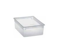 Contenitore multiuso Light Box M - 27,8x39,6x13,2 cm - 12 L - plastica - trasparente - Terry