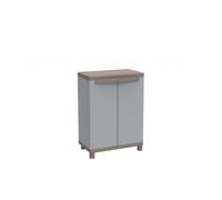 Terry mobile Armadietto C-Rattan 680 2 porte 20 kg Beige e Grigio