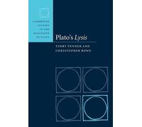 Terry Penner Christopher Rowe Plato's Lysis (Tascabile)
