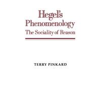 Terry Pinkard Hegel's Phenomenology (Tascabile)