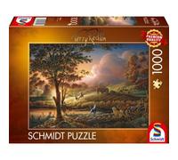 Terry Redlin: l'oro del sole sui campi di pneumatici (1000 pezzi) 1 St