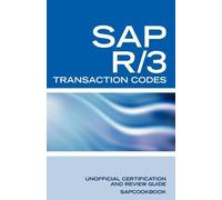 Terry Sanchez-Clark Sapcookbook SAP R/3 Transaction Codes (Tascabile)